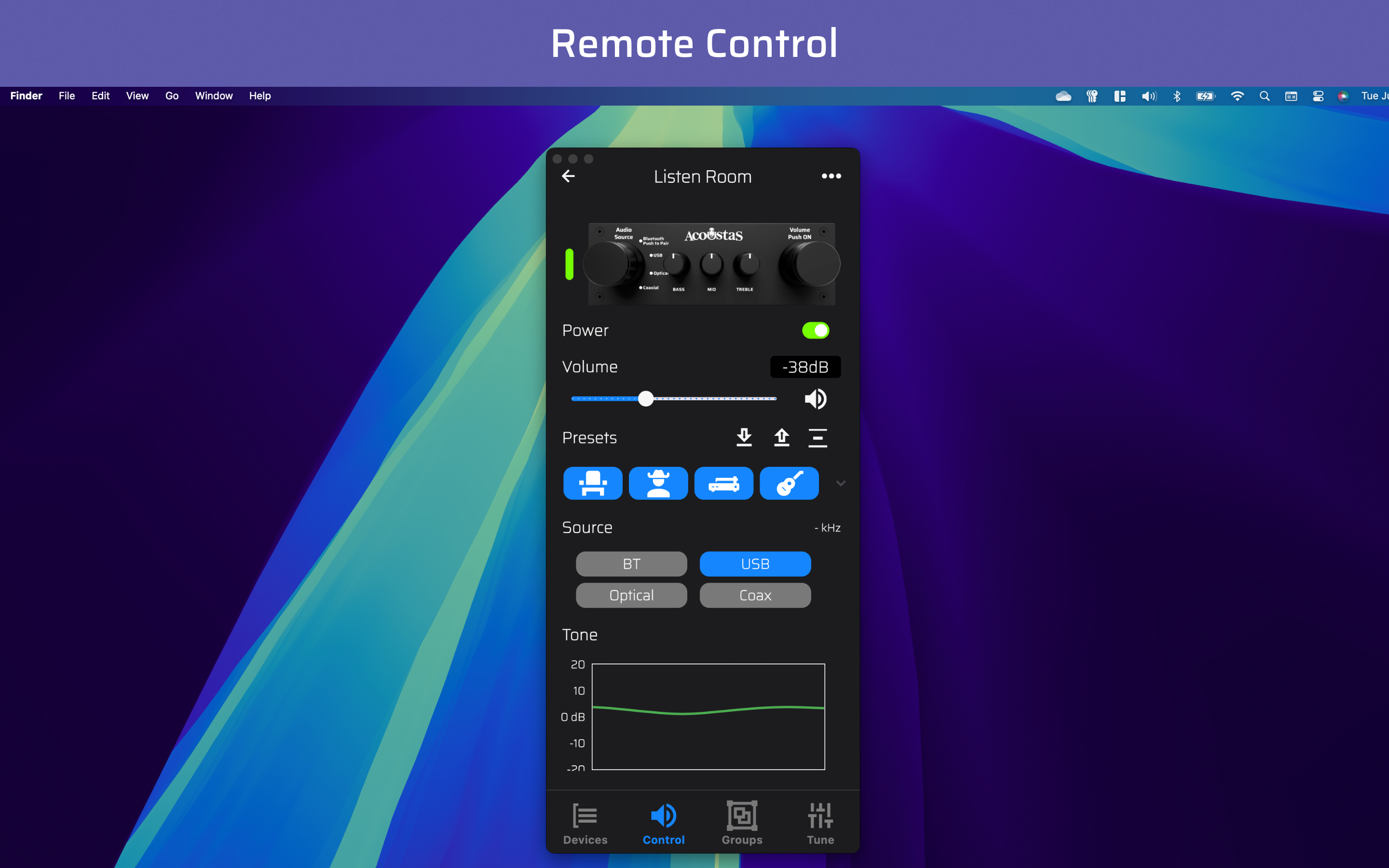 AC650 Production - Space Black - Multichannel DSP Amplifier